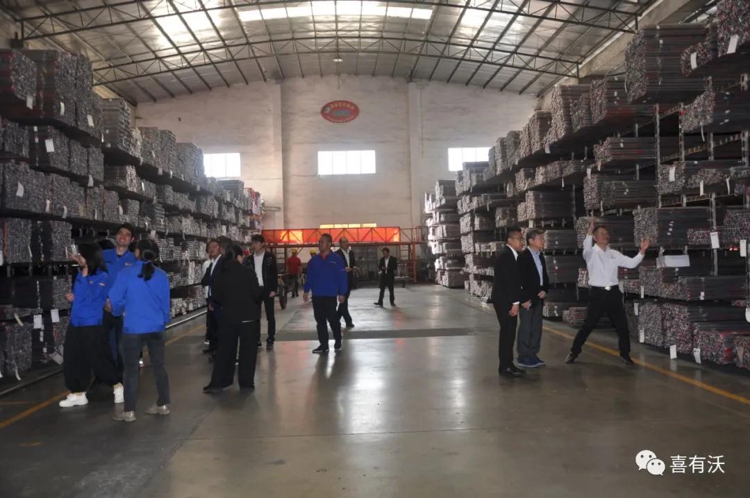 感謝廣東盛和塾葛樹榮教授和塾友老師來喜有沃不銹鋼參觀指導