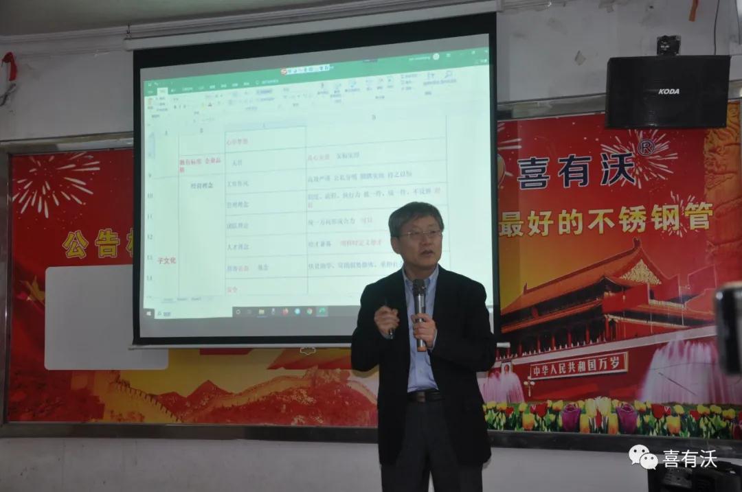 感謝廣東盛和塾葛樹榮教授和塾友老師來喜有沃不銹鋼參觀指導